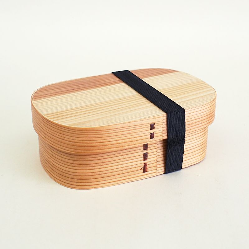 なごみ 曲げわっぱ弁当 １段 なで角