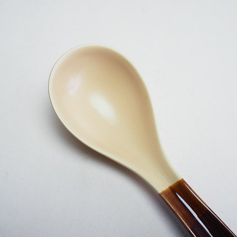 萬古焼特有の風合いのレンゲです