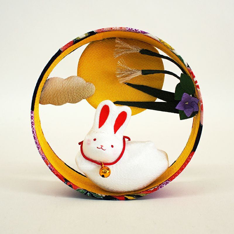 ちりめんお月見跳ねうさぎ｜和食器通販｜織部 Online Store【公式】