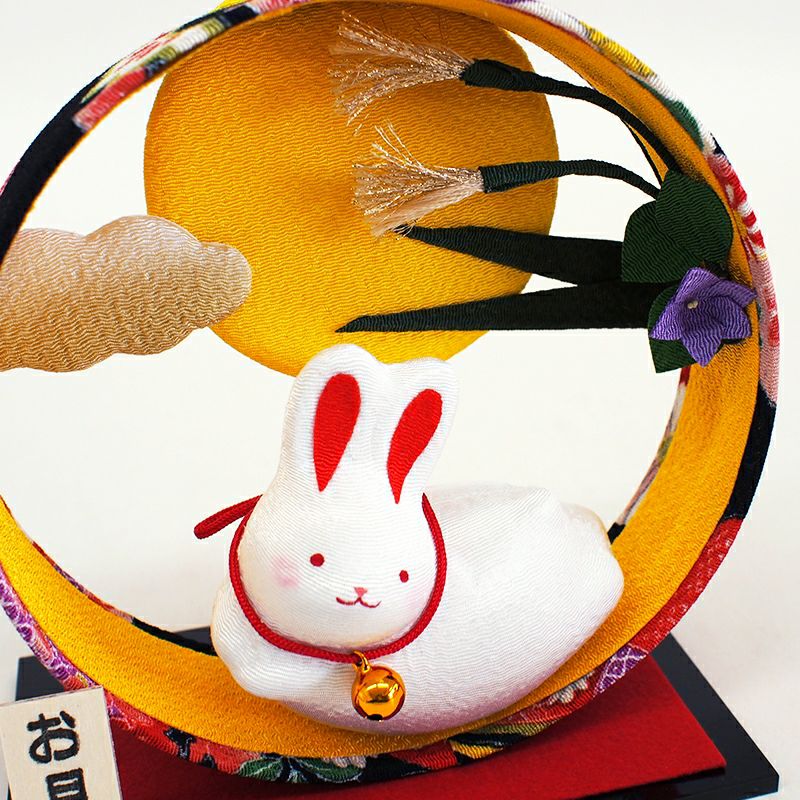 ちりめんお月見跳ねうさぎ｜和食器通販｜織部 Online Store【公式】