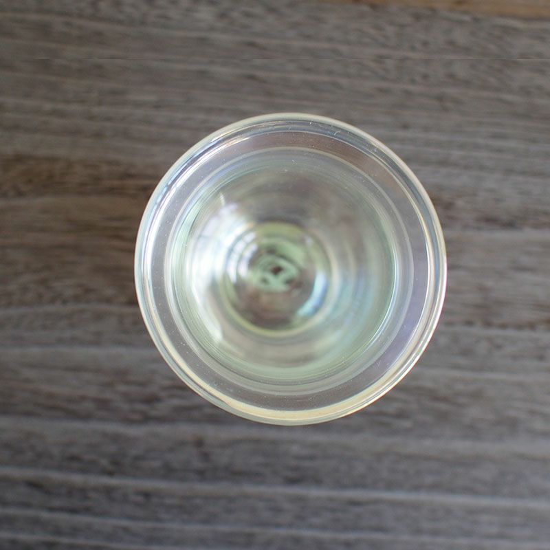 耐熱ガラスなので熱いお湯を入れてもOK