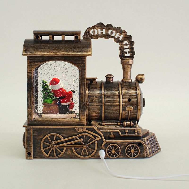 クリスマスムードたっぷりのスノードームです