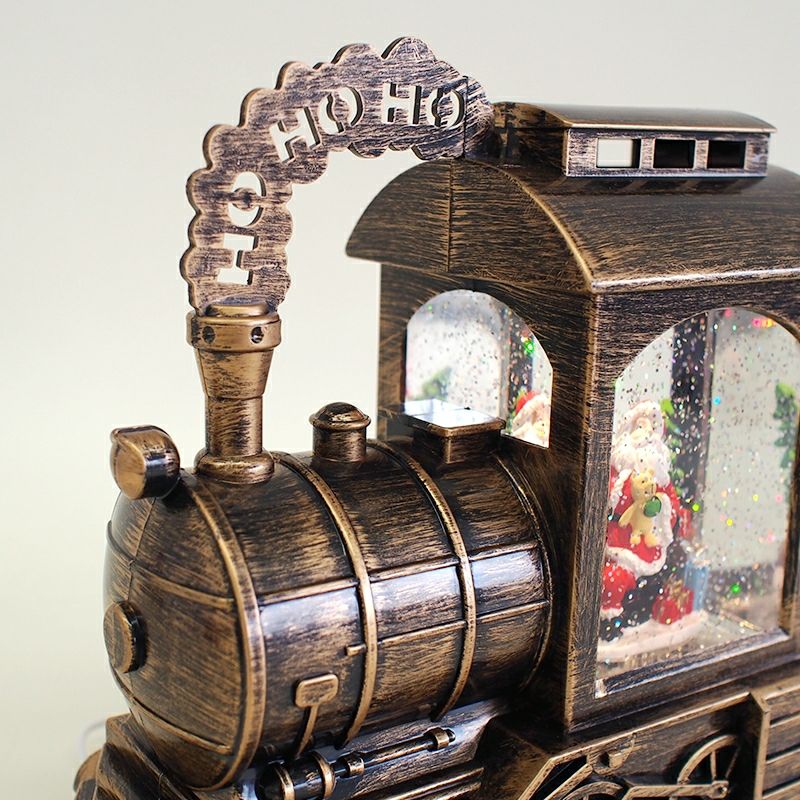 クリスマススノードームと列車セット Amazon.co.jp: クリスマス スノードーム ランタン - 音楽列車のサンタ