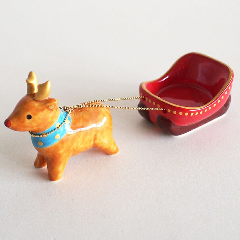 幸兵衛窯　オーナメントトナカイ