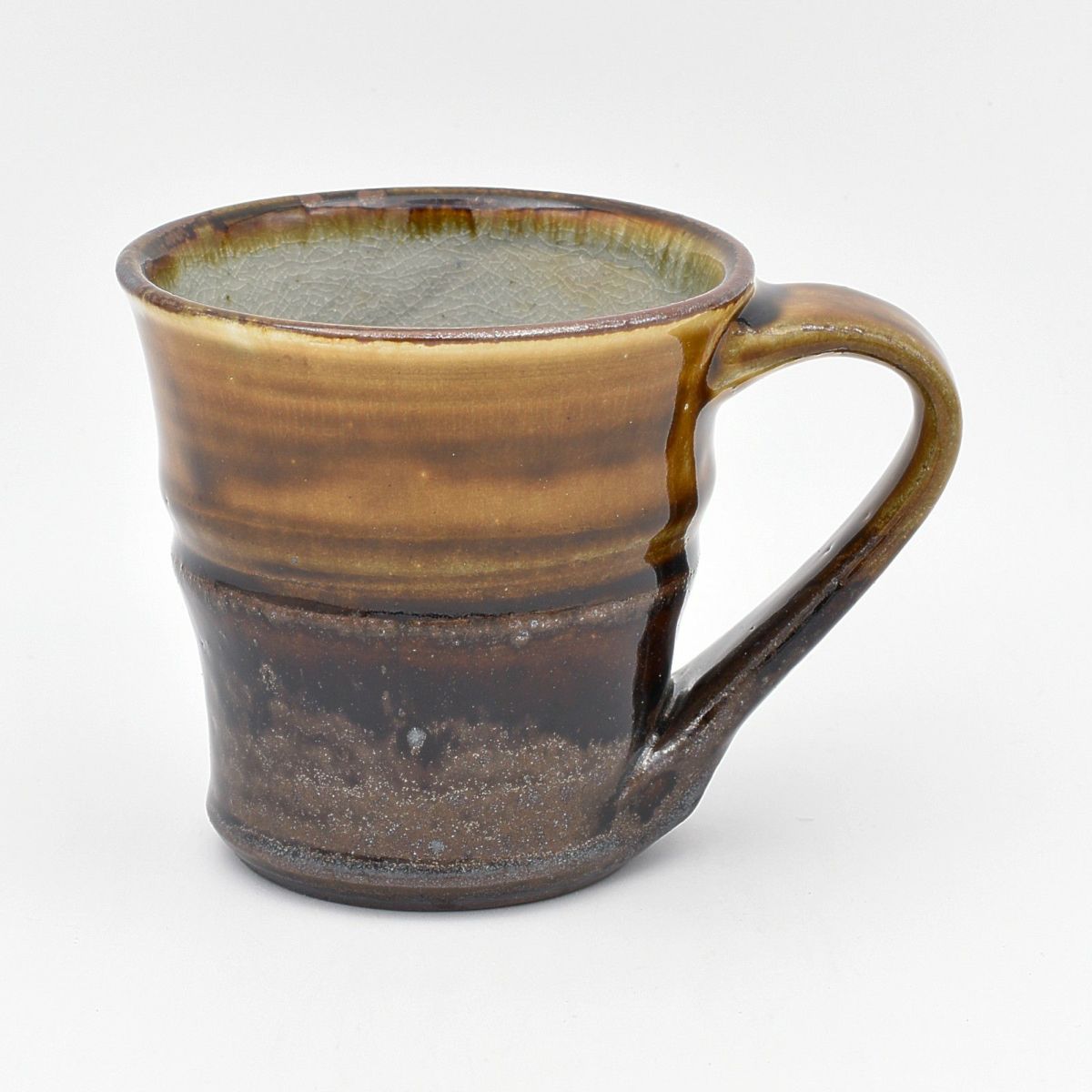 希少作☆鯉江良二☆織部マグカップ☆KIRIN MUG COLLECTION KIBIJIRO