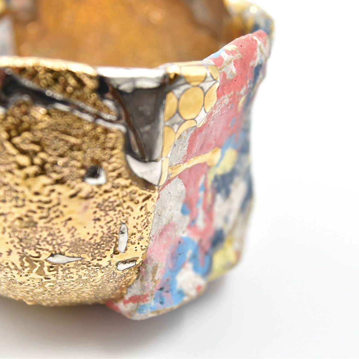 虹色水玉文四ツ身替茶碗｜和食器通販｜織部 Online Store【公式】