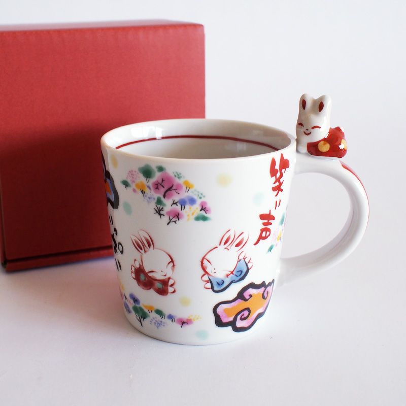 楽園うさぎ マグカップ