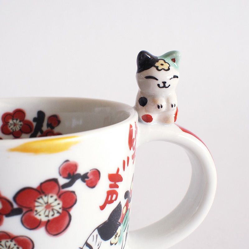 ハンドルにちょこんと乗っかる三吉