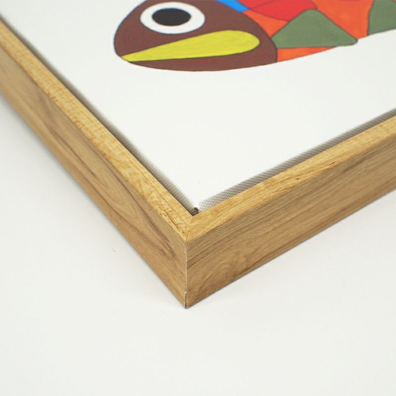 あたたかみのある木目調のフレームです