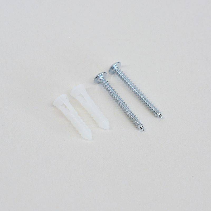 付属の取付ねじとアンカーです