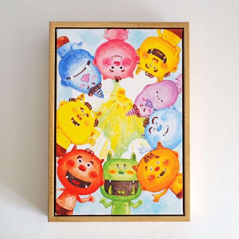 DESIGN ART 風水鬼っ子 未来の笑顔