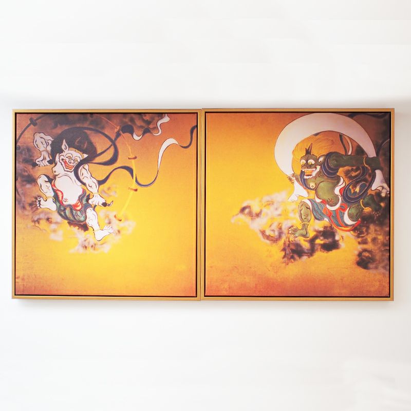 別売りの「DESIGN ART 風神」と一緒に飾ったイメージでです