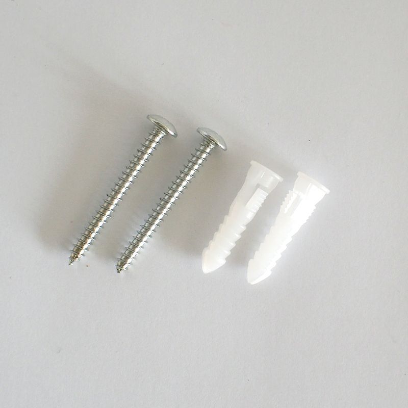 付属の取り付けねじとアンカーです