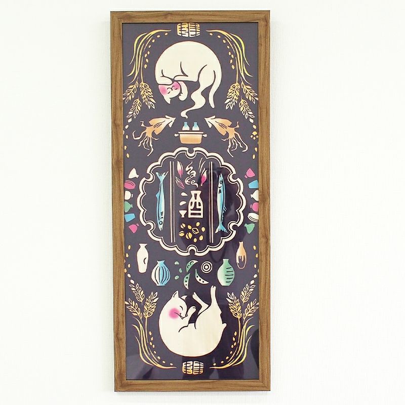 長方形額 2025 ライトブラウン