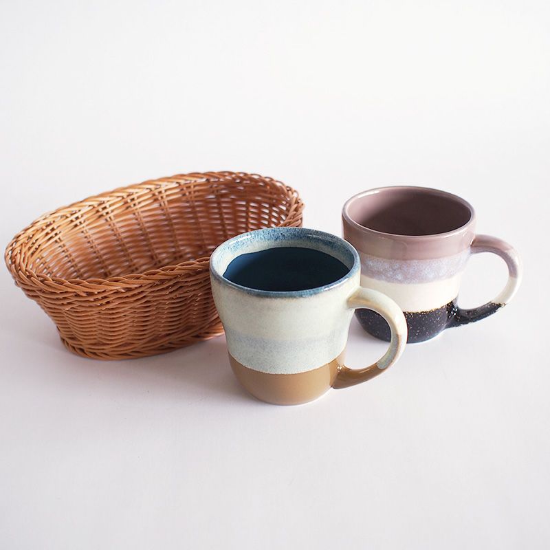 カゴとペアマグのセットです