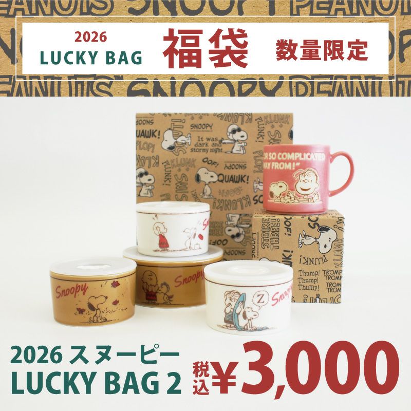 ビンテージスヌーピー　セット 2026 スヌーピー LUCKY BAG 2｜和食器通販｜織部 Online Store【公式】