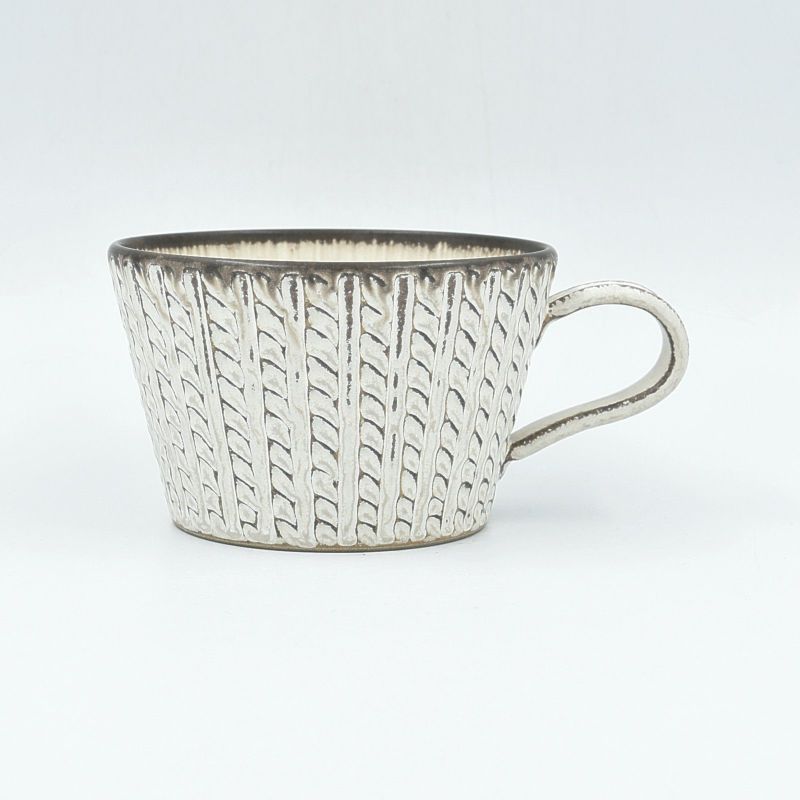 織部　スープマグ　2点 楽天市場】織部くし目 スープカップ《スープ マグ 大きめ カフェオレ