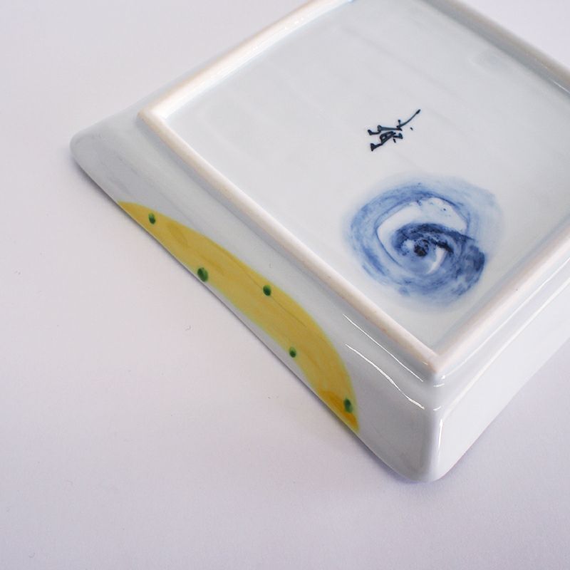 RAKU鬼絵 正角皿（中） 雷神｜和食器通販｜織部 Online Store【公式】