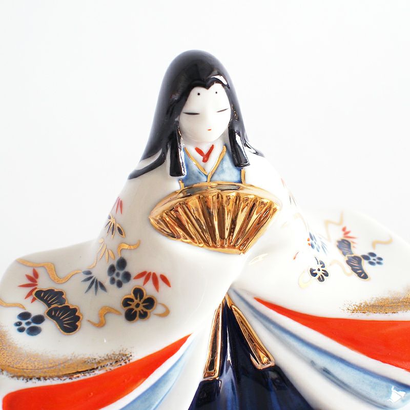 織部焼雛人形 後藤人形 後藤由香子作 親王飾 「織部」