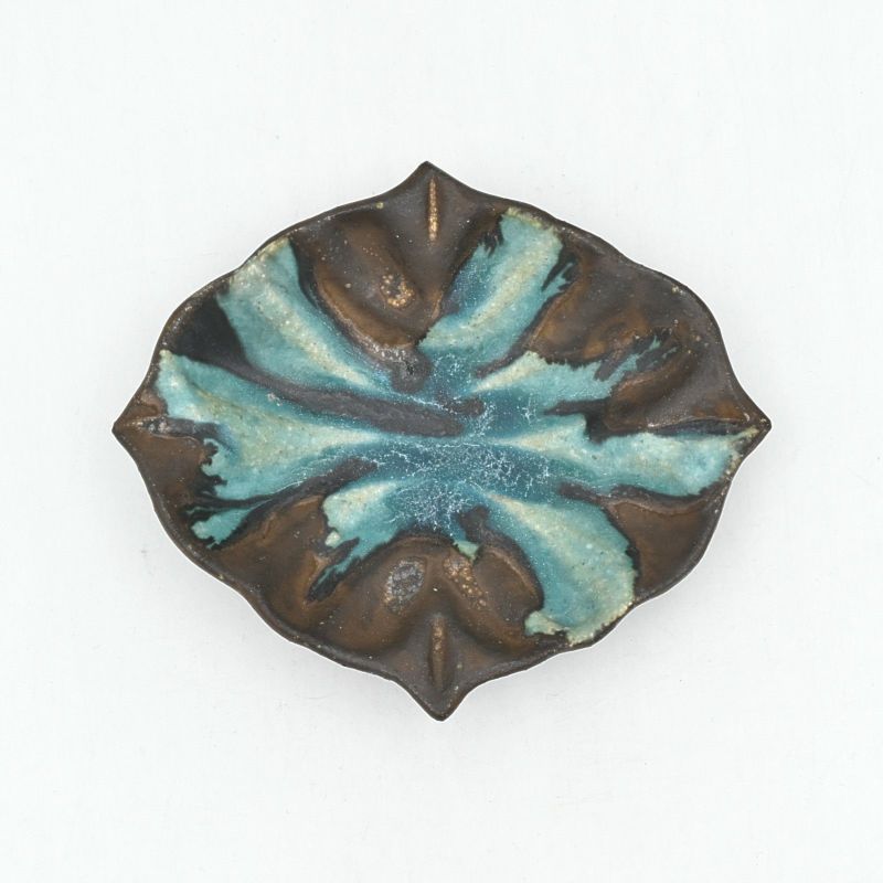 高級和食器 尚古 水坂屋 洛陶軒 織部釉花彫 向付 10客 共箱 京焼 高級和食器 尚古 水坂屋 洛陶軒 織部釉花彫 向付 10