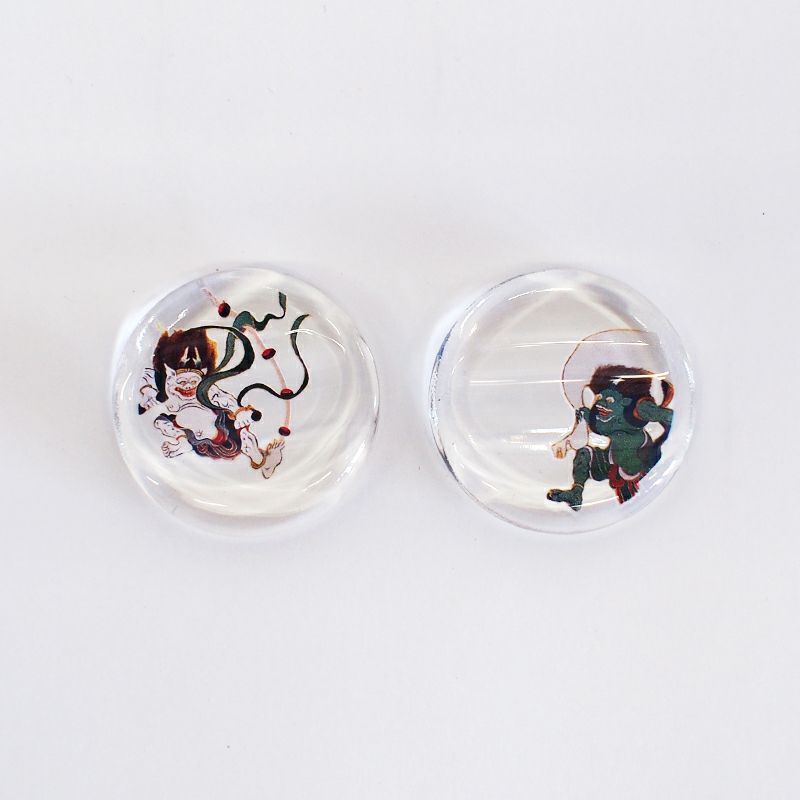 双景箸置 風神雷神