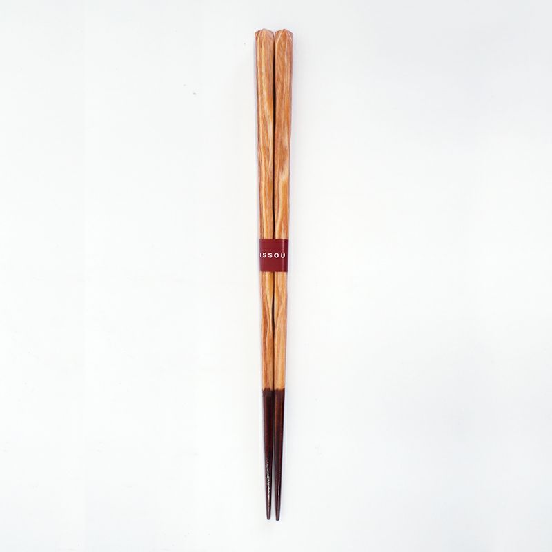 丈夫な積層材で作られた若狭塗のお箸です